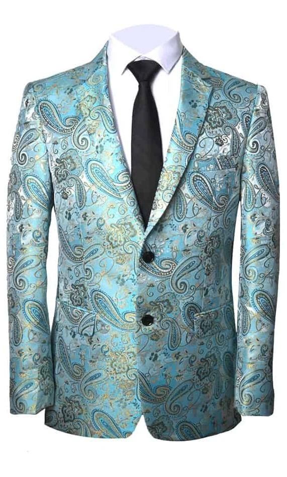 light-blue-paisley-mens-suit-jacket-black-tie-yili-front - light-blue-paisley-mens-suit-jacket-black-tie-yili-front -