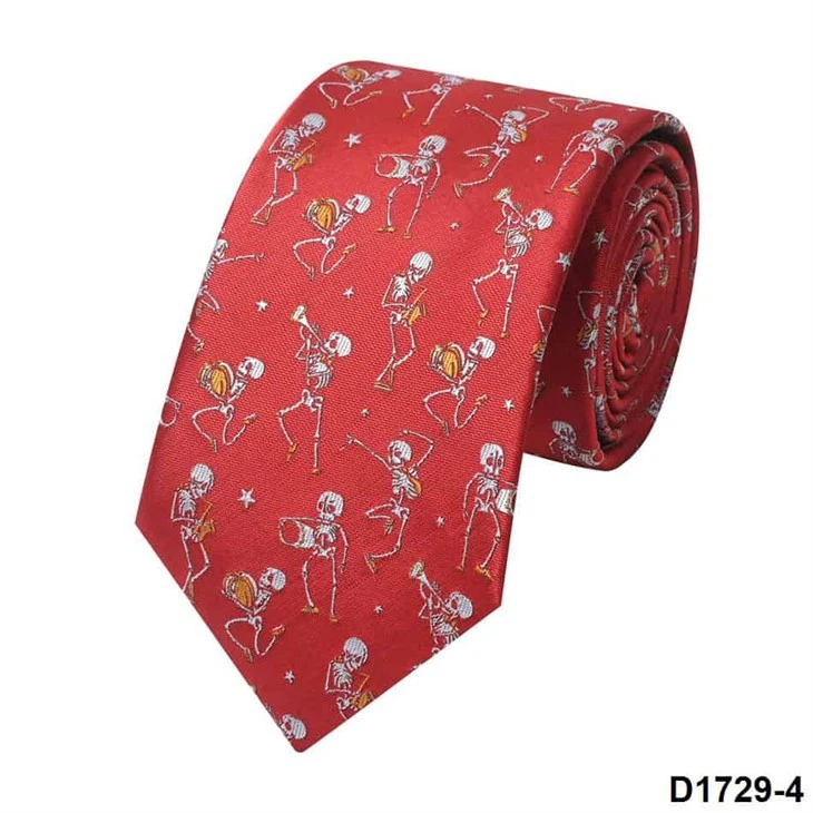 YiLi Halloween Skull Pattern Ties - Festive Collection